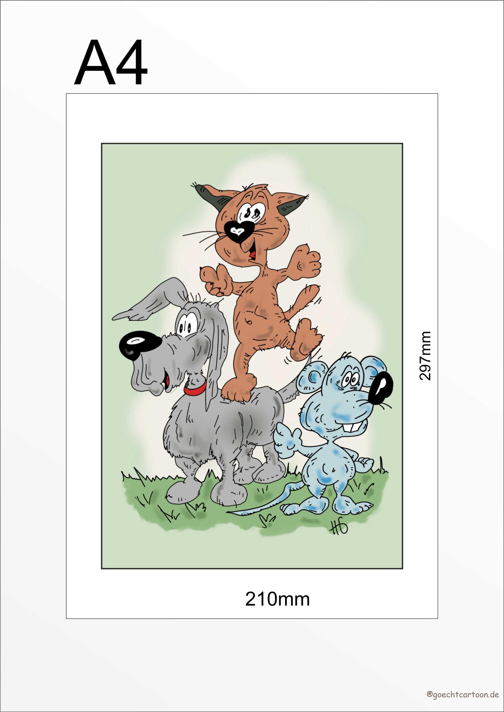 Tierbilder für das Kinderzimmer – Bild 2